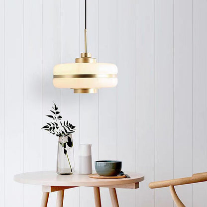 Scandinavische luxe glazen hanglamp