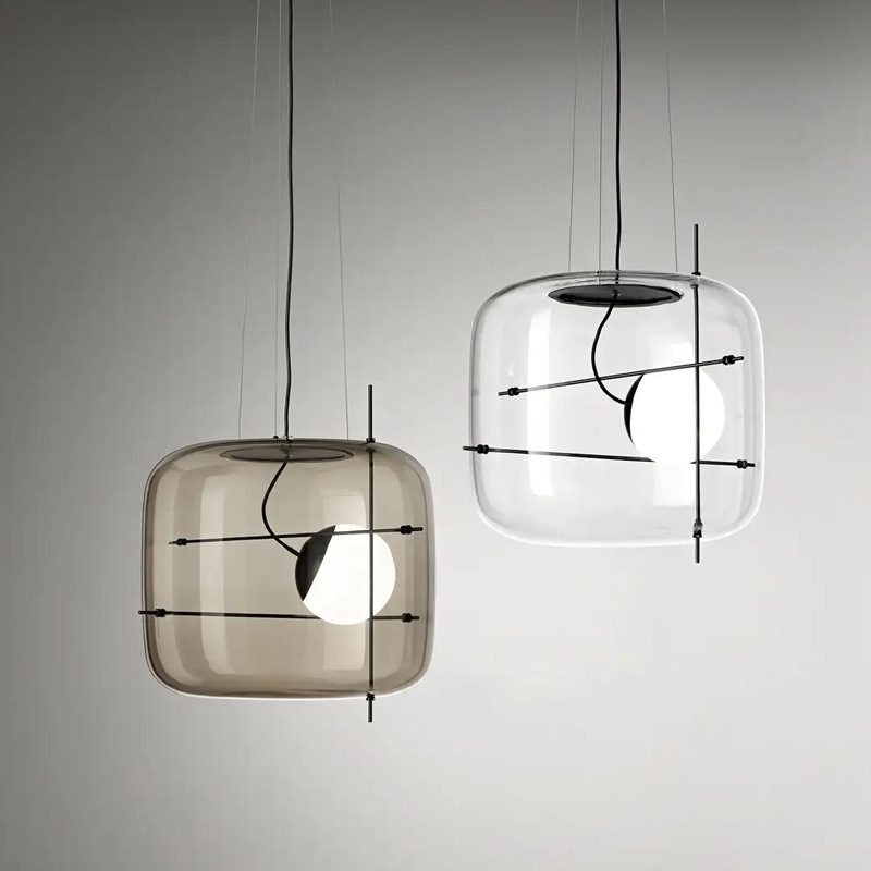 Plot glass pendant lamp 