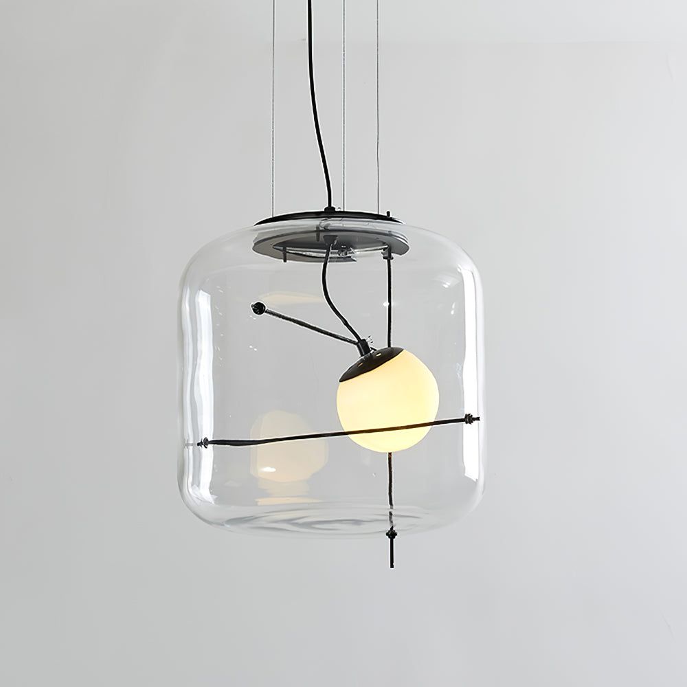 Plot glass pendant lamp 