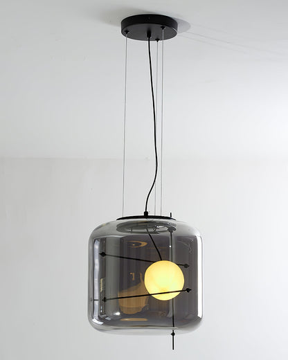 Plot glass pendant lamp 