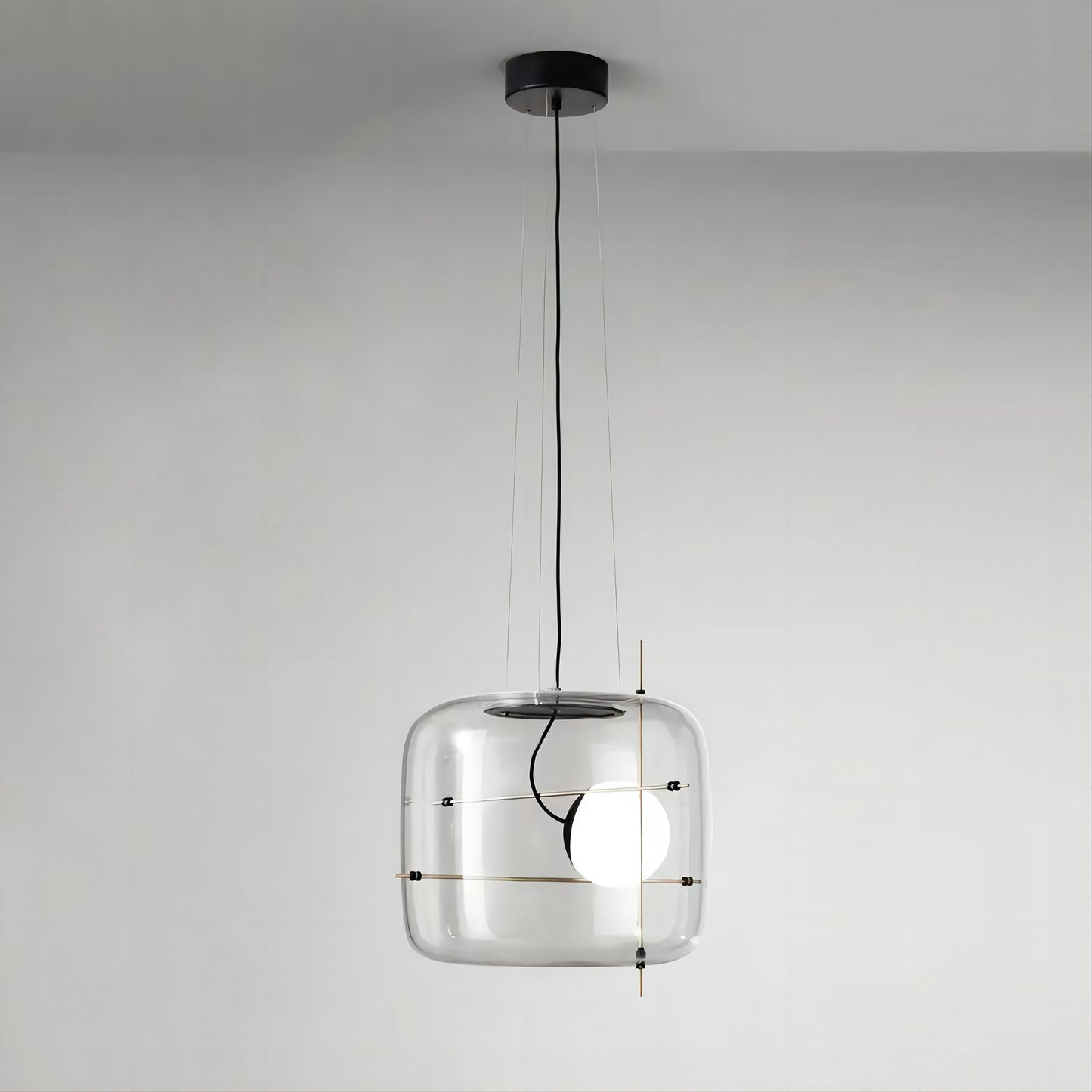 Plot glass pendant lamp 