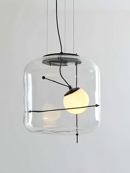 Plot glass pendant lamp 