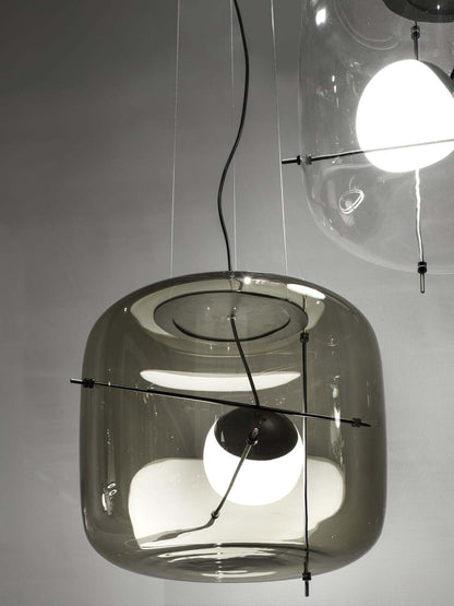 Plot glass pendant lamp 