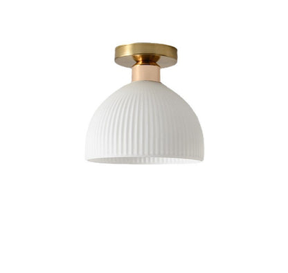 Modern Milk White Glass Ceiling Lamp 