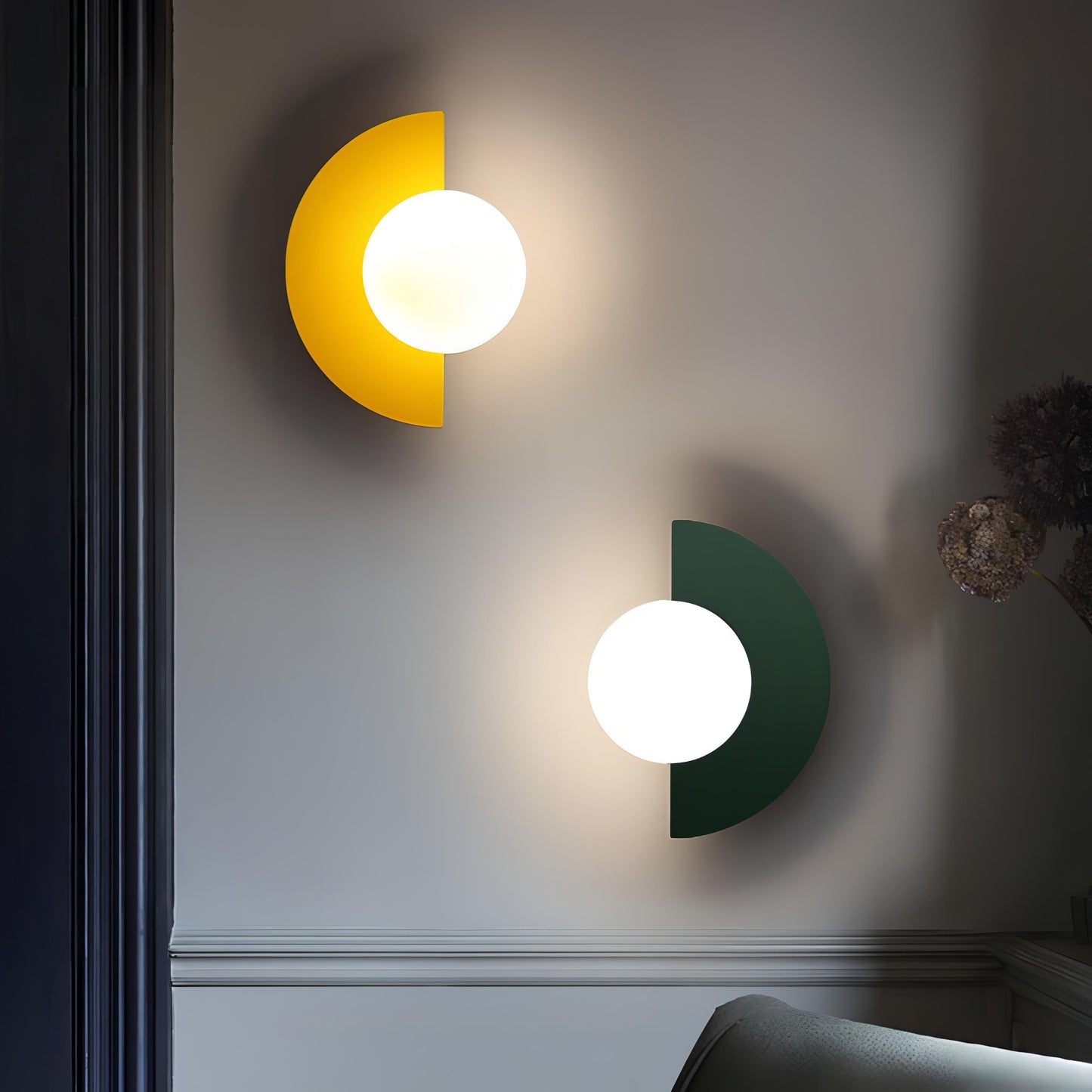 Everest - Nordic semi-circular wall lamp