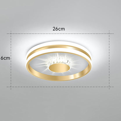 Gouden Hal Crystal LED Plafondlampen