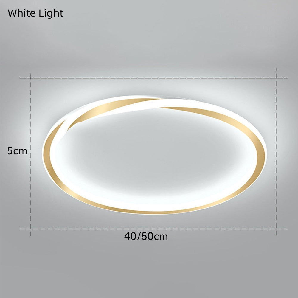 Minimalistische ronde LED slaapkamer plafondverlichting