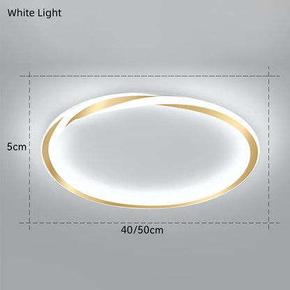 Minimalistische ronde LED slaapkamer plafondverlichting