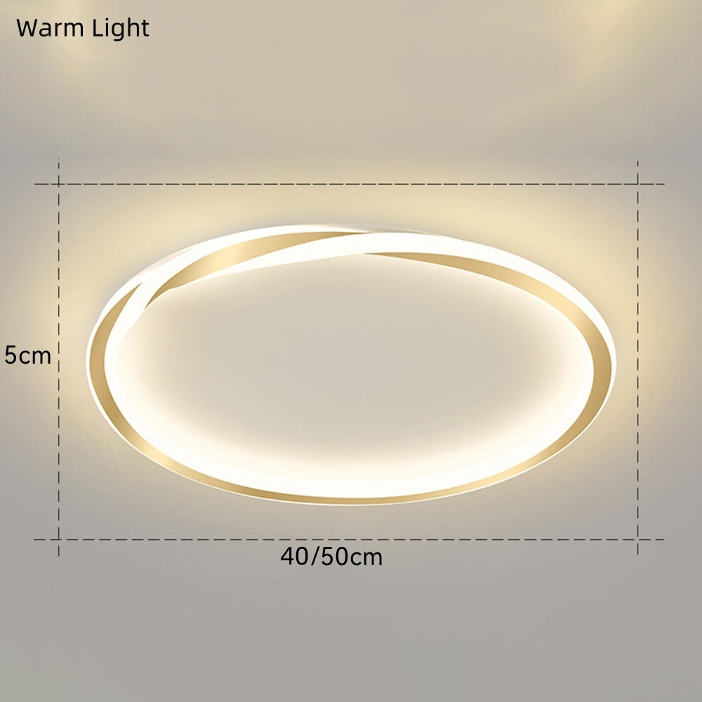 Minimalistische ronde LED slaapkamer plafondverlichting