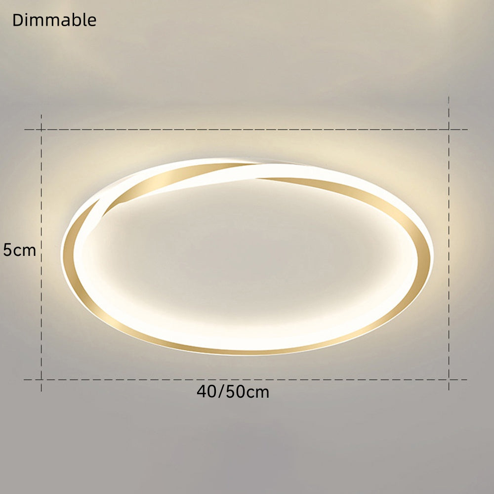 Minimalistische ronde LED slaapkamer plafondverlichting