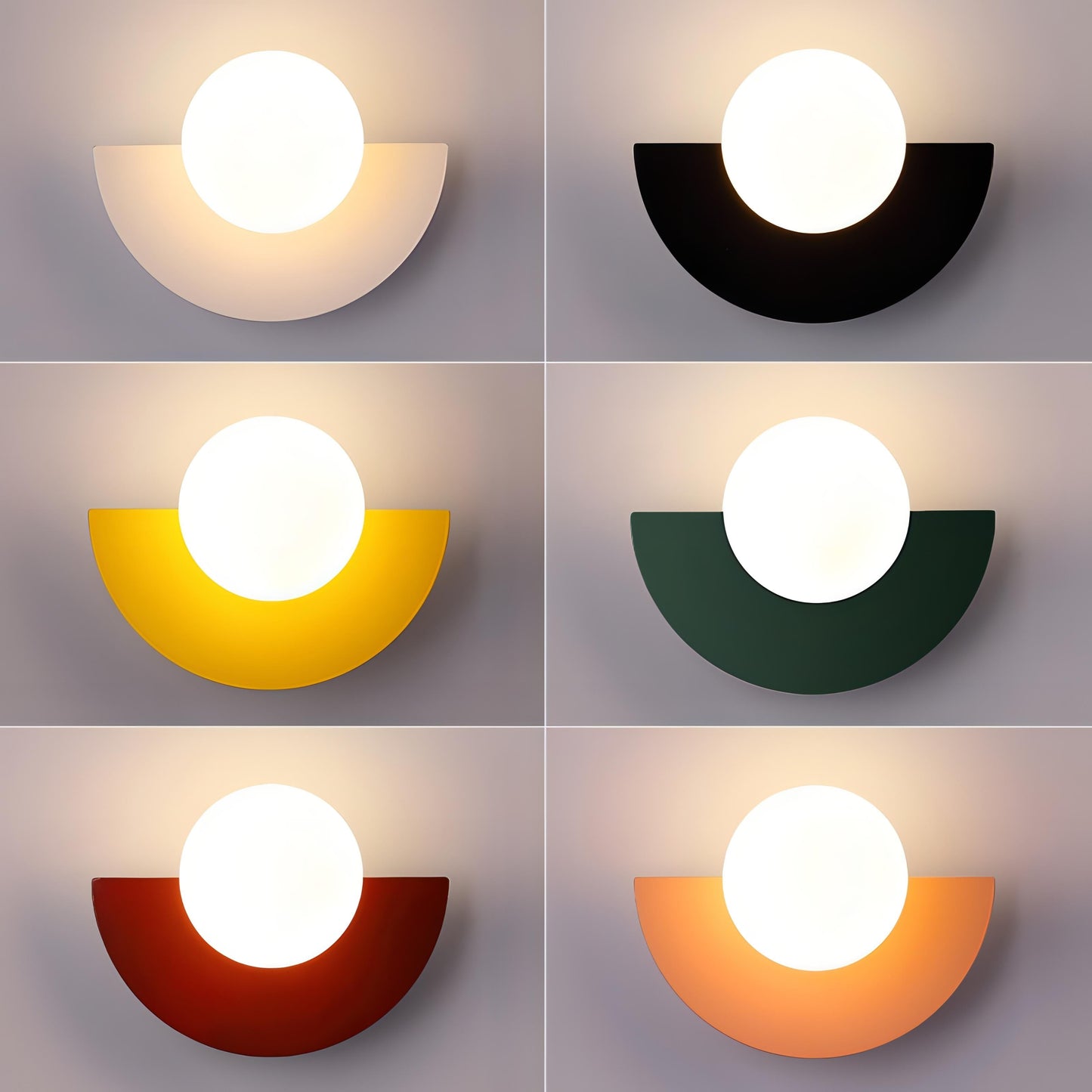 Everest - Nordic semi-circular wall lamp