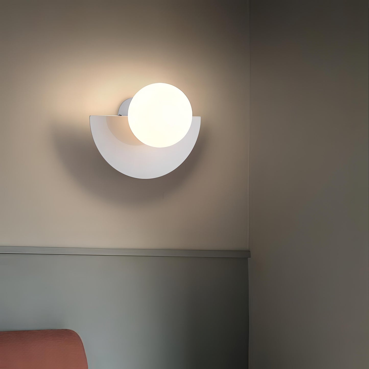 Everest - Nordic semi-circular wall lamp