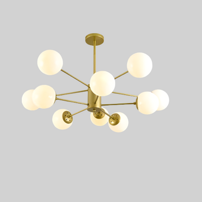 NobleLuminance - Glass Ball Chandelier 