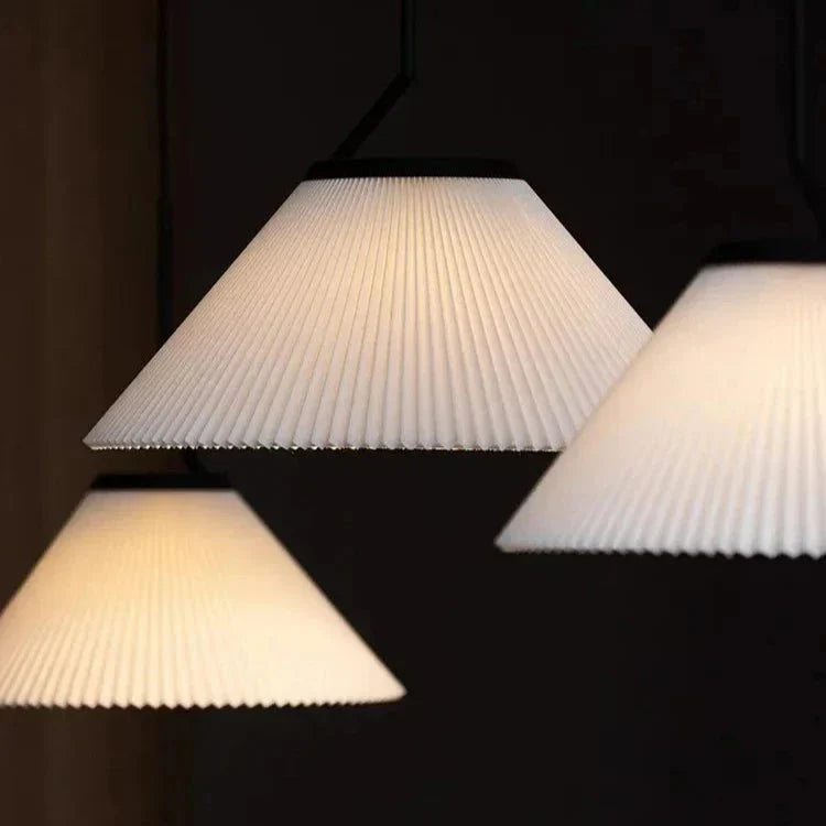 Noridic geplooide Creme Hanglamp