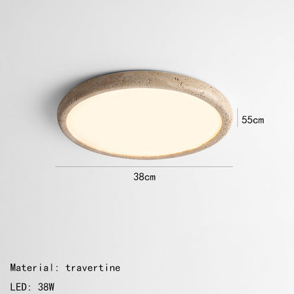 Natuursteen Led Plafondlamp