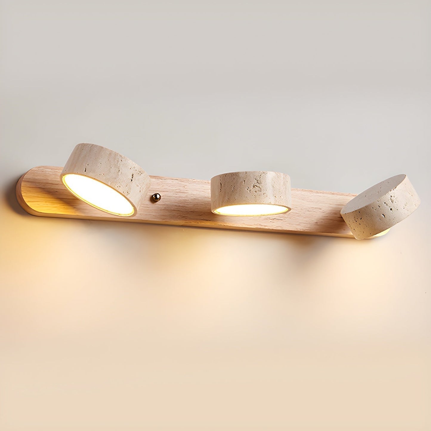 Travertine Duo Lamp Bracket Wall Lamp