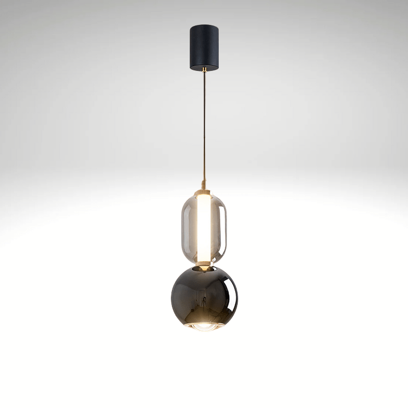 Nordic Creative iron glass pendant lamp