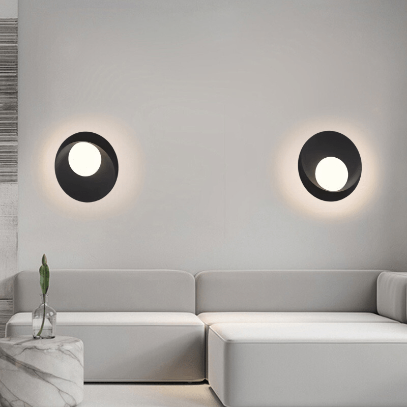 Private mode wall lamp for indoor and outdoor use 