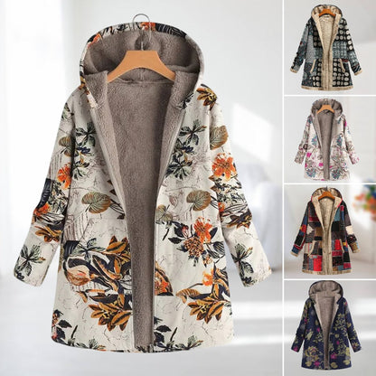 GABRIELLE™ | HERFST/WINTER JAS MET BLOEMENPRINT