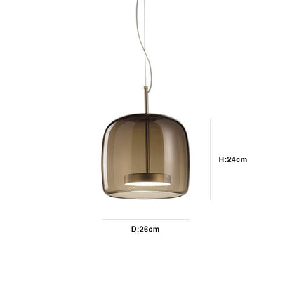 Hotel glazen hanglamp