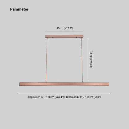 Rand industriële LED hanglamp