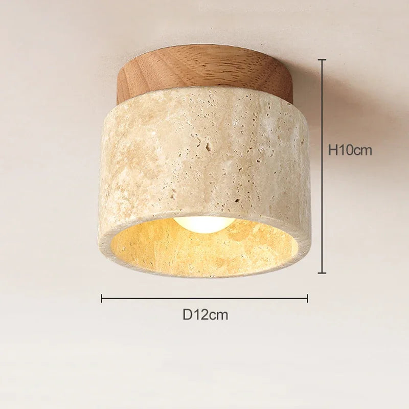 Japanse Creatieve Creme Stijl Plafondlamp