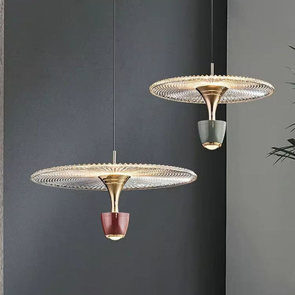 Moderne Led Schijfvormige Hanglamp