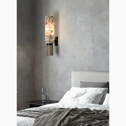 Marmeren wandlamp