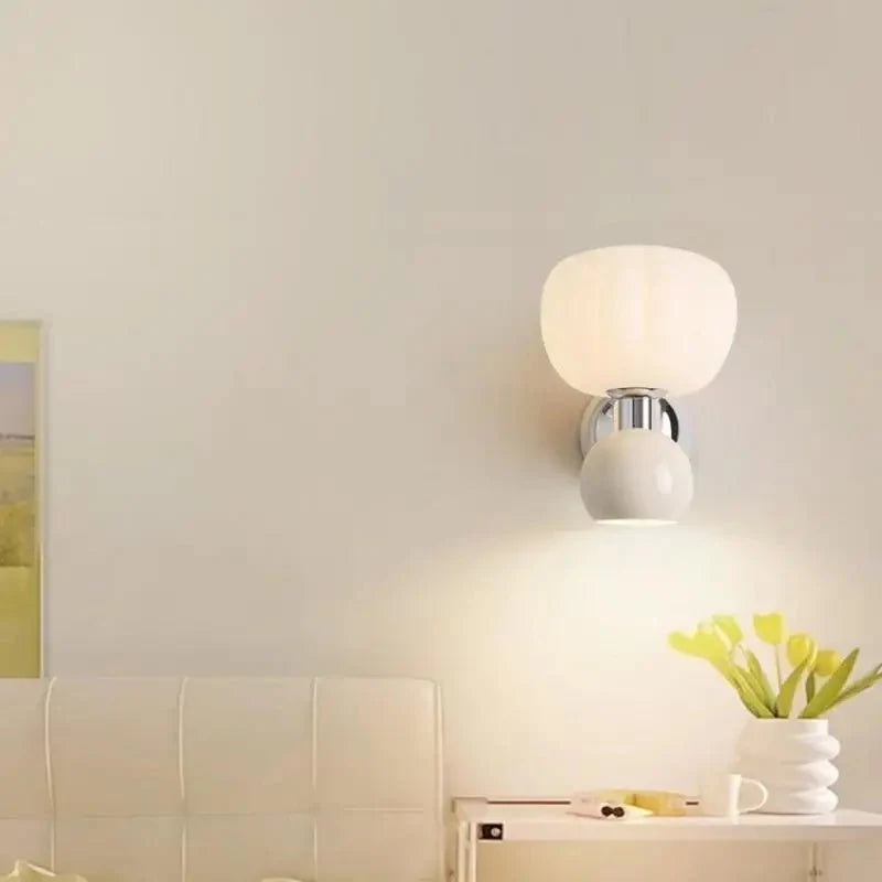 Modern LED wall lamps cream