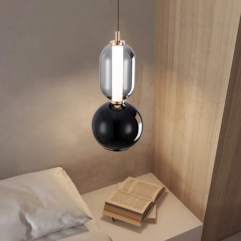 Nordic Creative iron glass pendant lamp