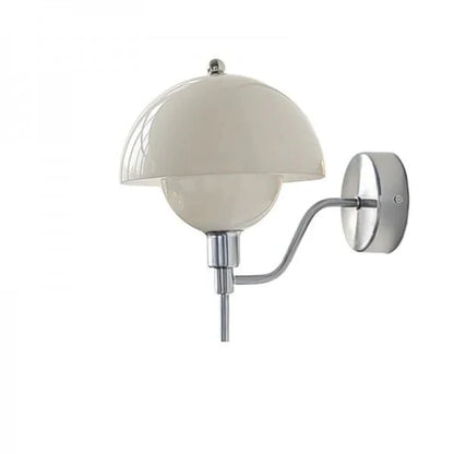 Mushroom Wall Lamp Cream 