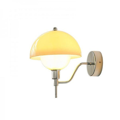 Mushroom Wall Lamp Cream 