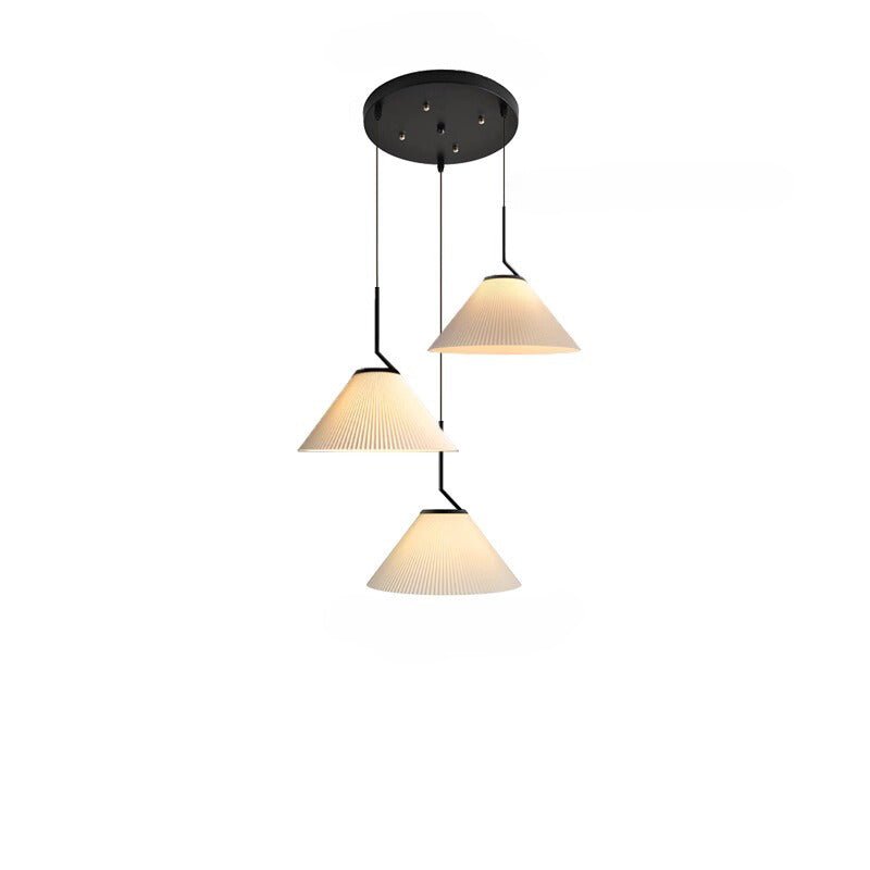 Noridic geplooide Creme Hanglamp