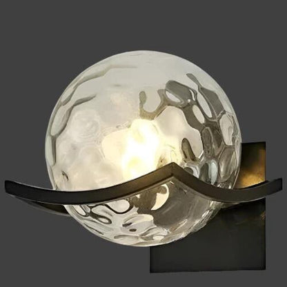 Moderne LED wandlamp glas