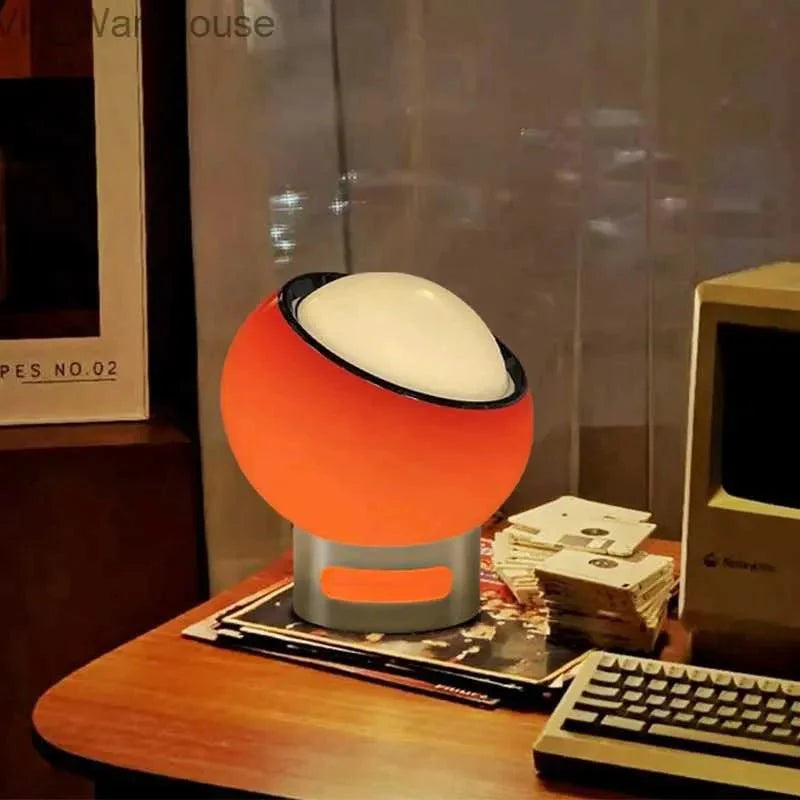 French opal Bauhaus table lamp