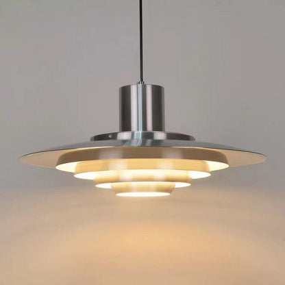 Moderne hanglampen van Scandinavisch aluminium