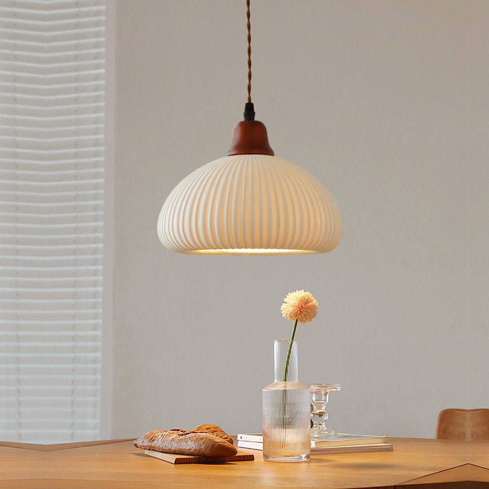 Hanglamp Keramisch Wit