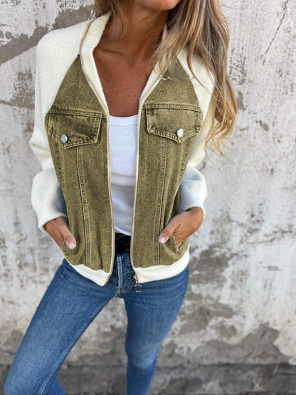 ISABELLA™ | CASUAL V-NECK ZIPPER JACKET