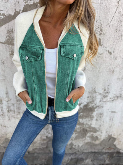 ISABELLA™ | CASUAL V-NECK ZIPPER JACKET