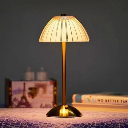 Crystal Metal Wireless Table Lamp 