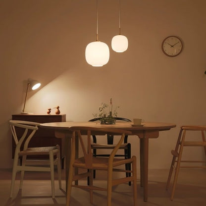 Moderne Scandinavische Opaalglas Radihous Hanglamp