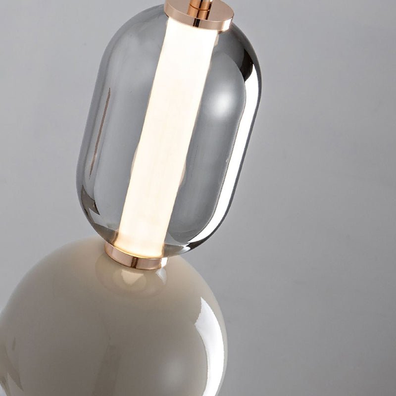 Nordic Creative iron glass pendant lamp