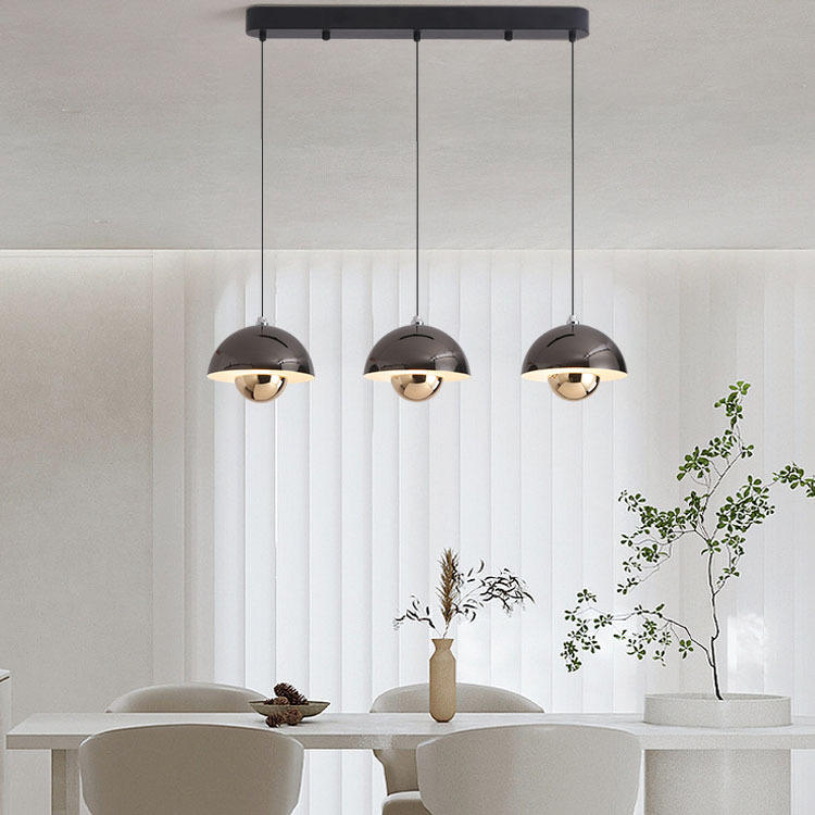 Pod shape lifting pendant lamp 