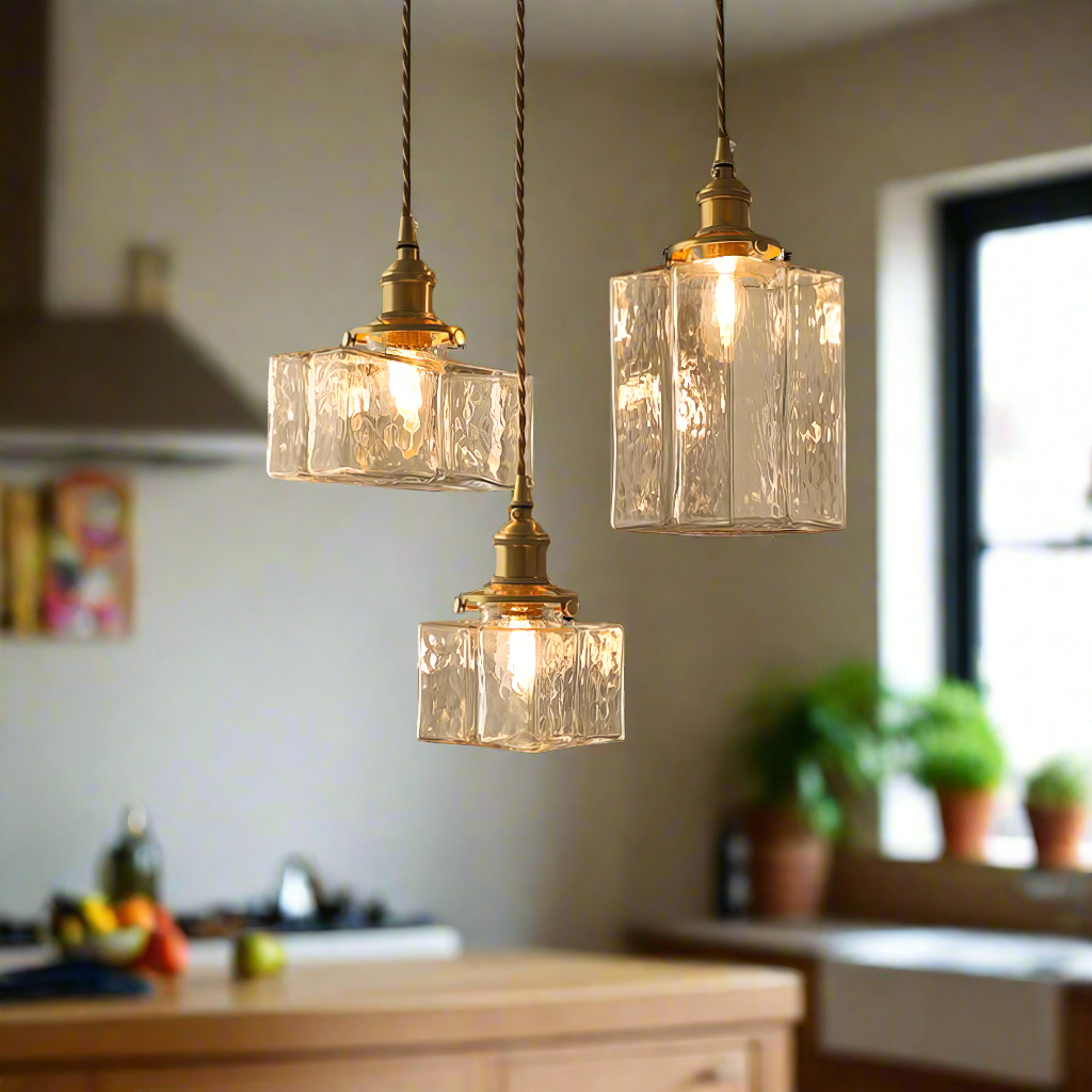 Fatima - Modern Retro Glass Pendant Lamp