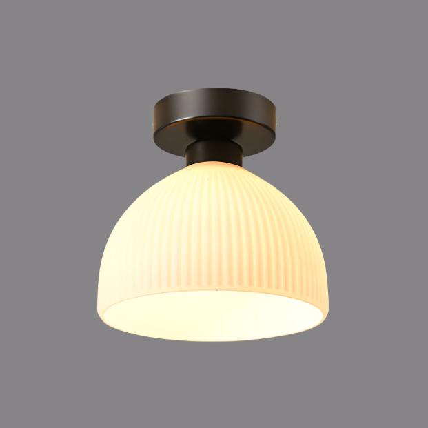 Modern Milk White Glass Ceiling Lamp 