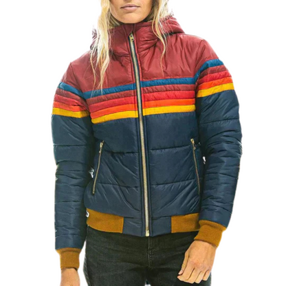 ROSA™ | RETRO PARKA MET CAPUCHON VAN IMITATIEBOND VOOR DAMES