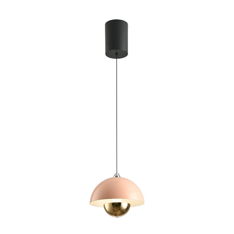 Pod shape lifting pendant lamp 