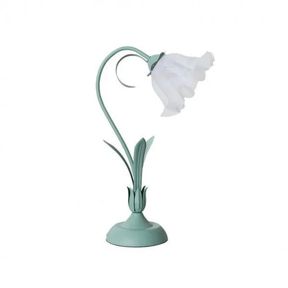 Vintage adjustable flower table lamp