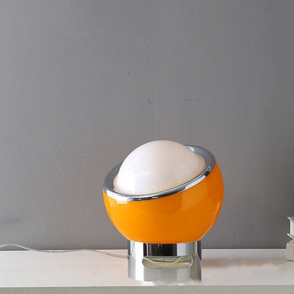 French opal Bauhaus table lamp