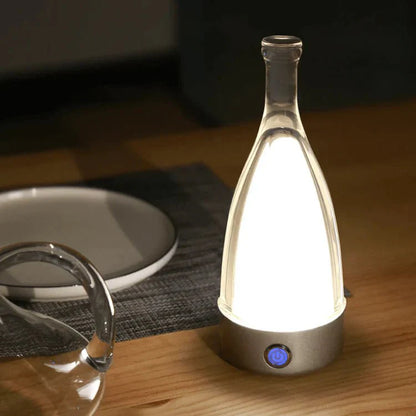 Rechargeable Decorative Night Light in the Shape of a Wine Bottle